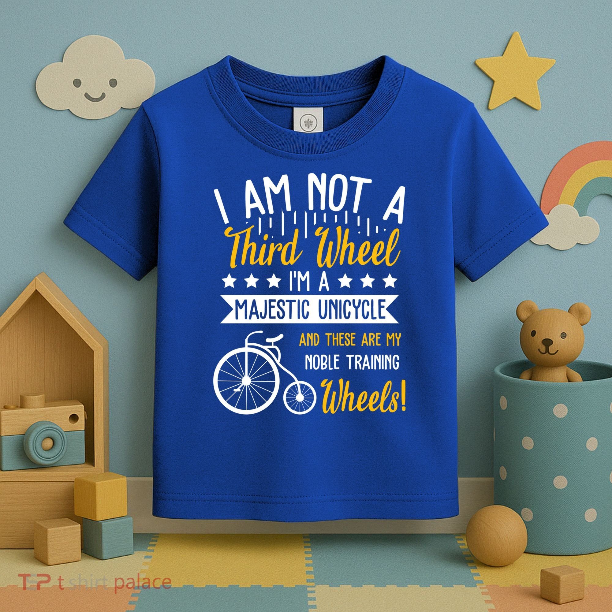 Professional Third Wheel Unicycle Dating Humor Sarcasm Gift Toddler T-Shirt