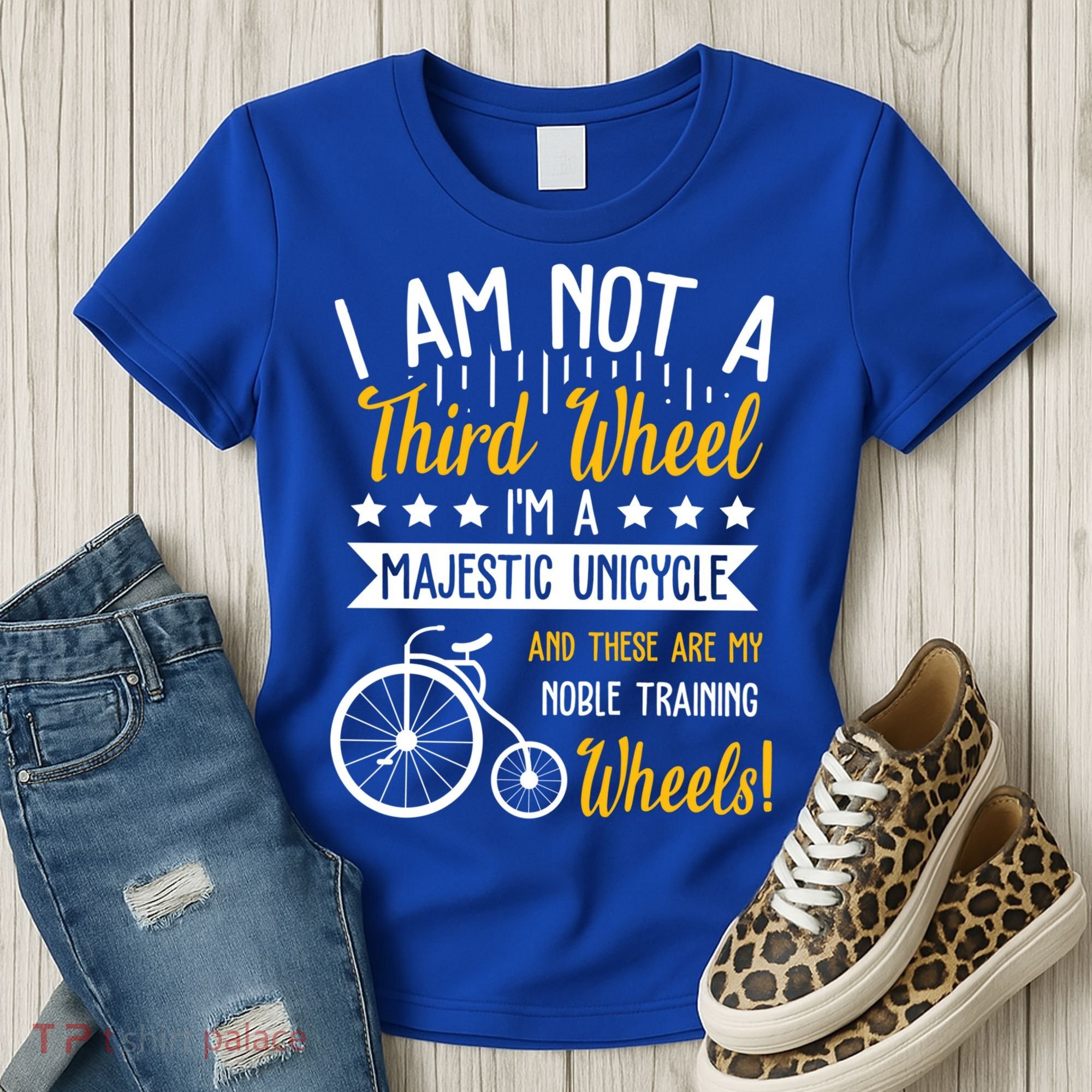 Professional Third Wheel Unicycle Dating Humor Sarcasm Gift Women's T-Shirt