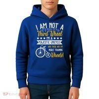 Professional Third Wheel Unicycle Dating Humor Sarcasm Gift Kids Hoodie thumb 4
