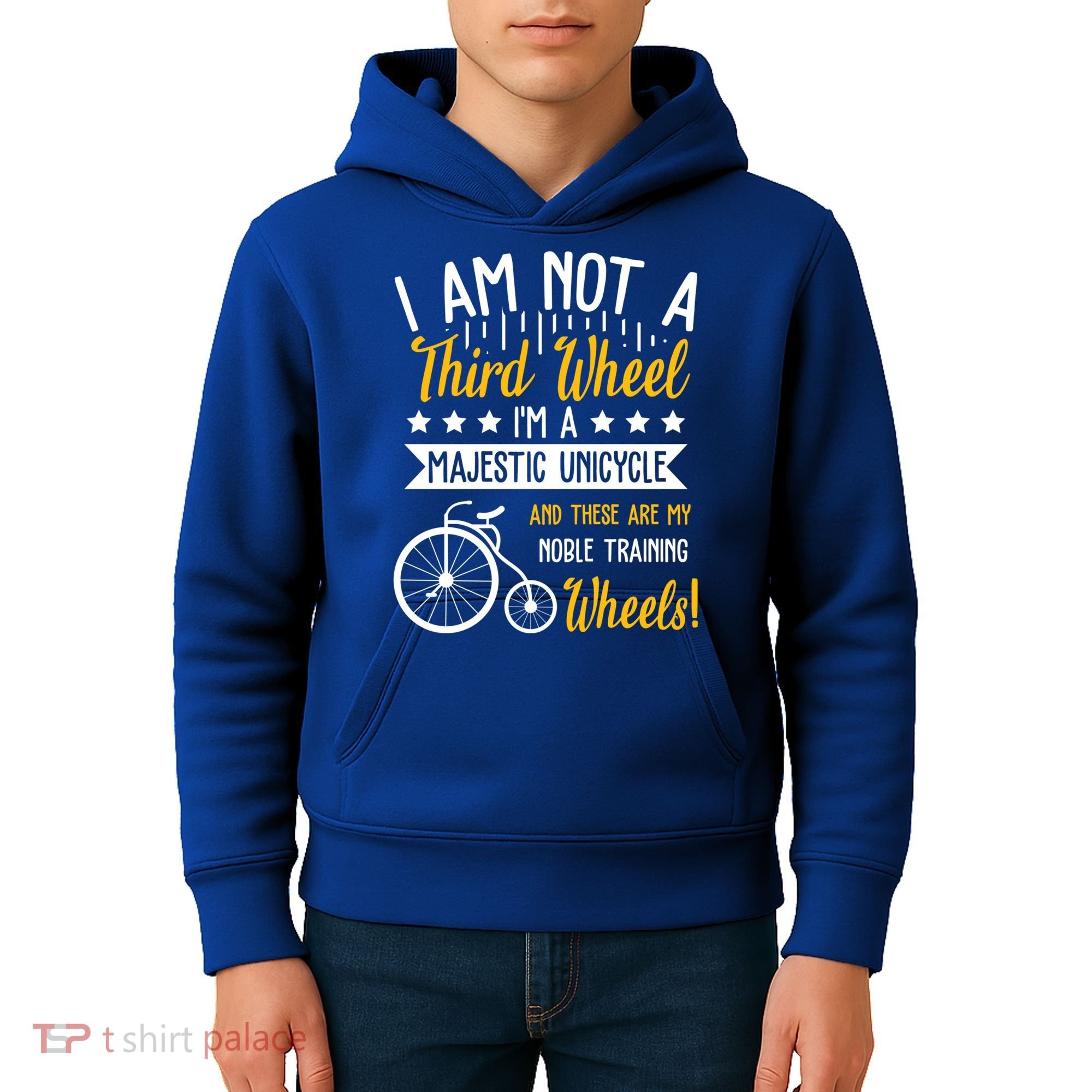Professional Third Wheel Unicycle Dating Humor Sarcasm Gift Kids Hoodie