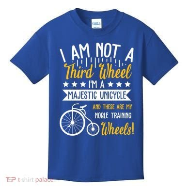 Professional Third Wheel Unicycle Dating Humor Sarcasm Gift Kids T-Shirt