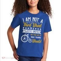 Professional Third Wheel Unicycle Dating Humor Sarcasm Gift Kids T-Shirt thumb 2