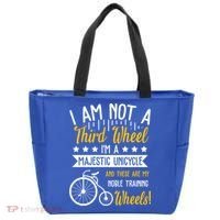 Professional Third Wheel Unicycle Dating Humor Sarcasm Gift Tote Bag thumb 0