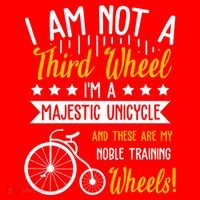 Professional Third Wheel Unicycle Dating Humor Sarcasm Gift Santa Hat thumb 1