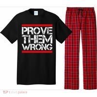 Prove Them Wrong Inspirational Saying Motivational Workout Pajama Set thumb 0