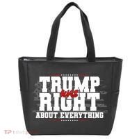 Patriotic Trump Was Right About Everything USA Flag Tote Bag thumb 0