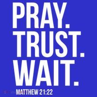 Pray Trust Wait Matthew 21:22 Scripture Christian Gift Women's T-Shirt thumb 6