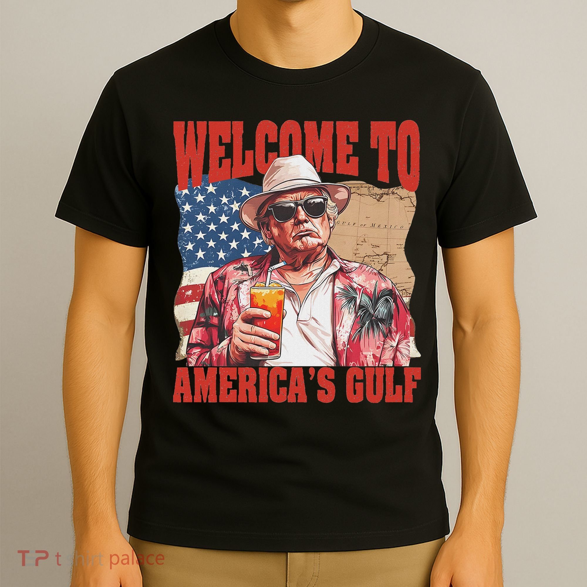 President Trump Welcome To AmericaS Gulf Mexico T-Shirt