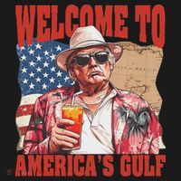 President Trump Welcome To AmericaS Gulf Mexico Toddler Hoodie thumb 2