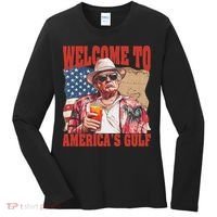 President Trump Welcome To AmericaS Gulf Mexico Women's Long Sleeve Shirt thumb 0
