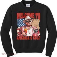 President Trump Welcome To AmericaS Gulf Mexico Kids Sweatshirt thumb 0