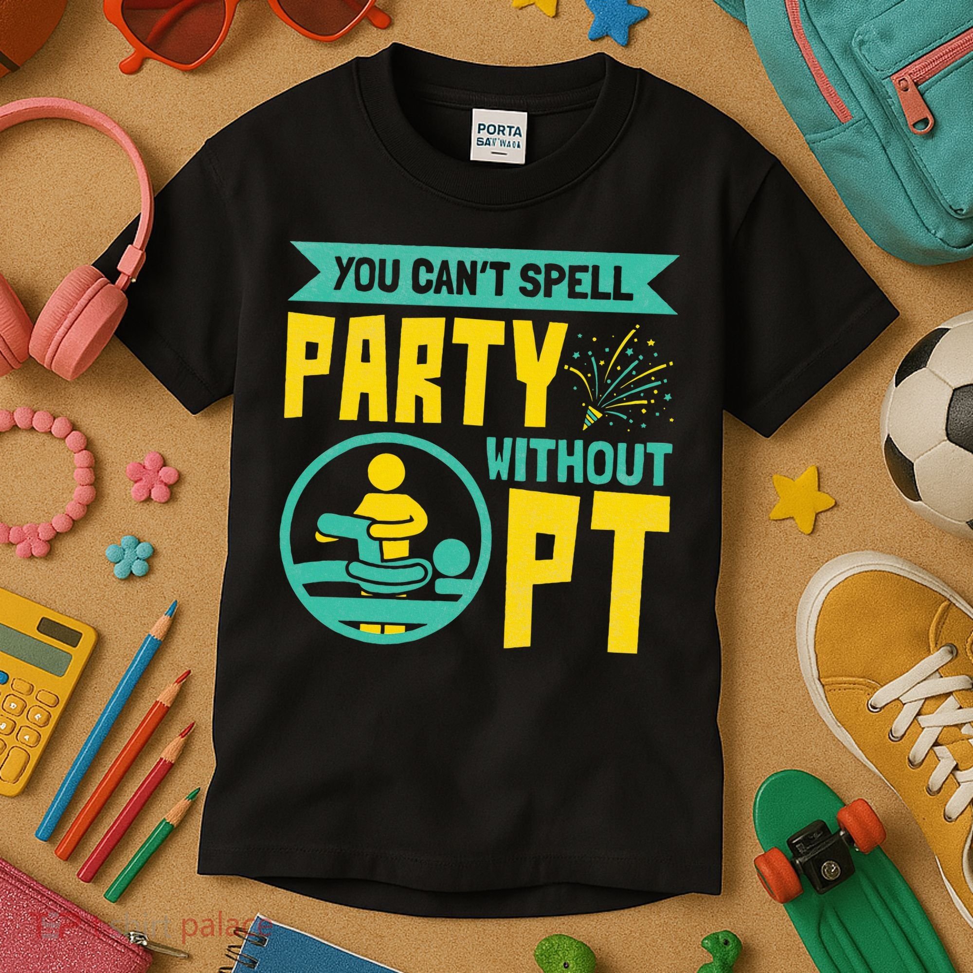 Physical Therapist You Cant Spell Party Without Pt Kids T-Shirt