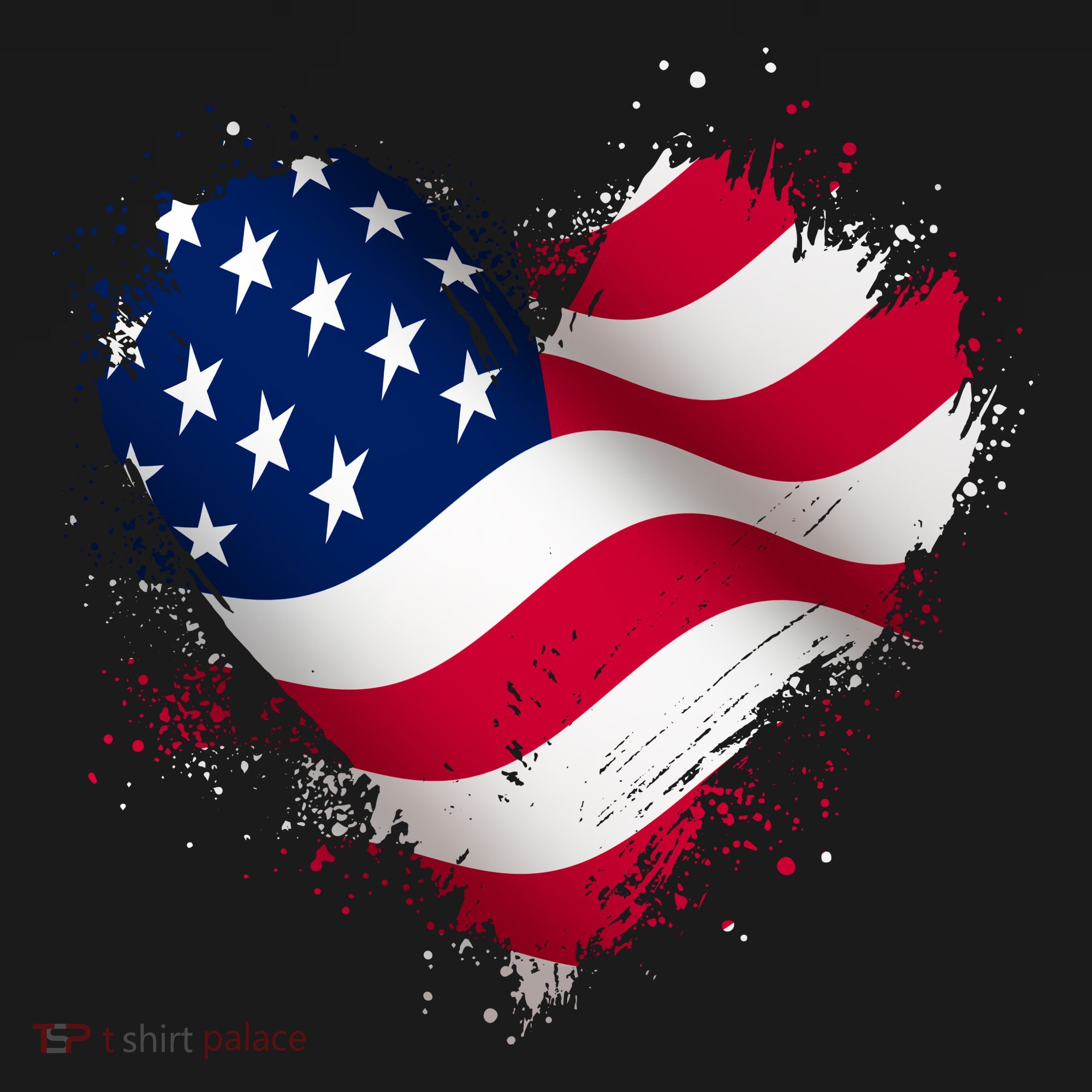 Patriotic Usa American Flag Heart Ornament