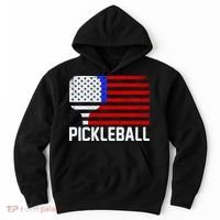 Pickeball USA American Flag Hoodie thumb 0