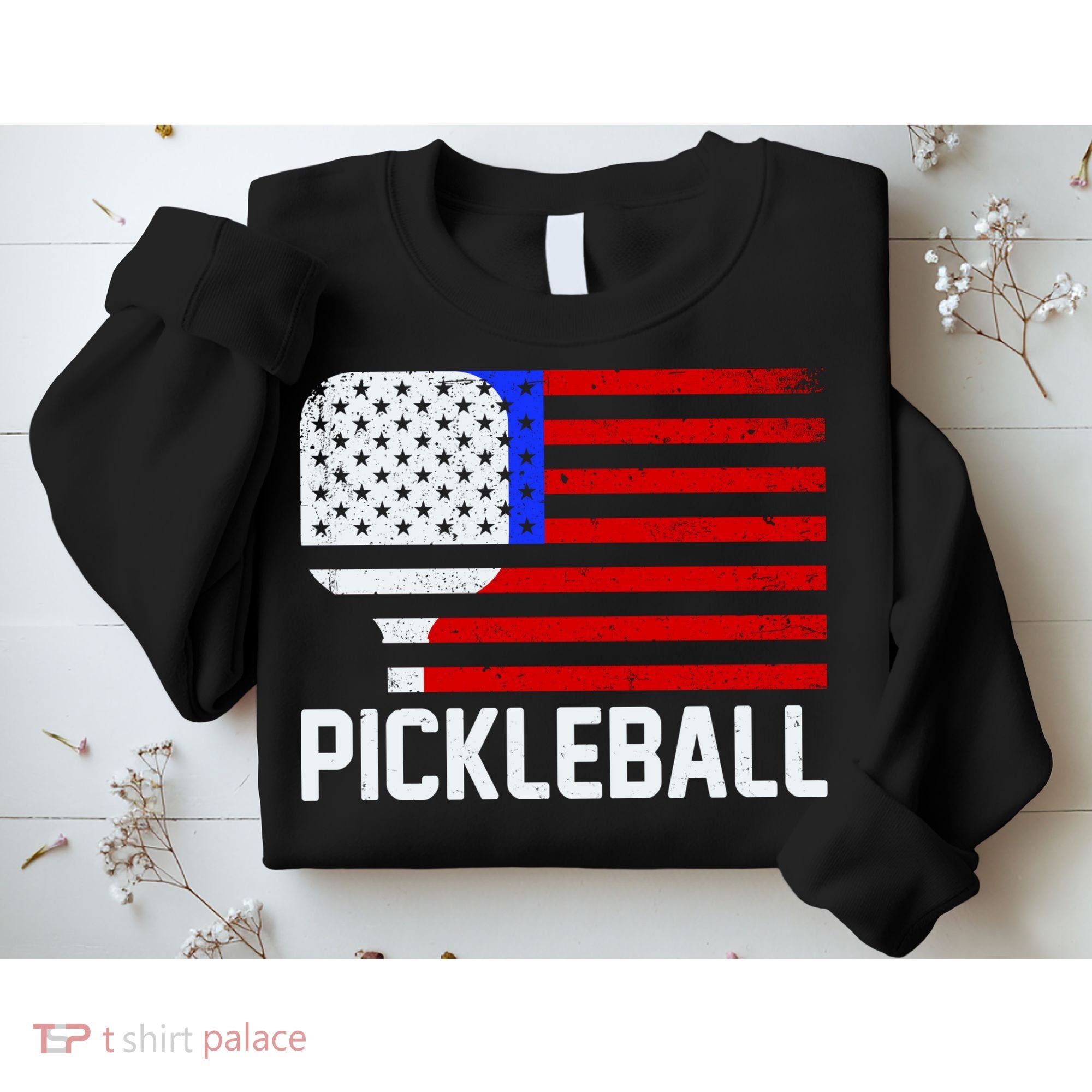 Pickeball USA American Flag Sweatshirt