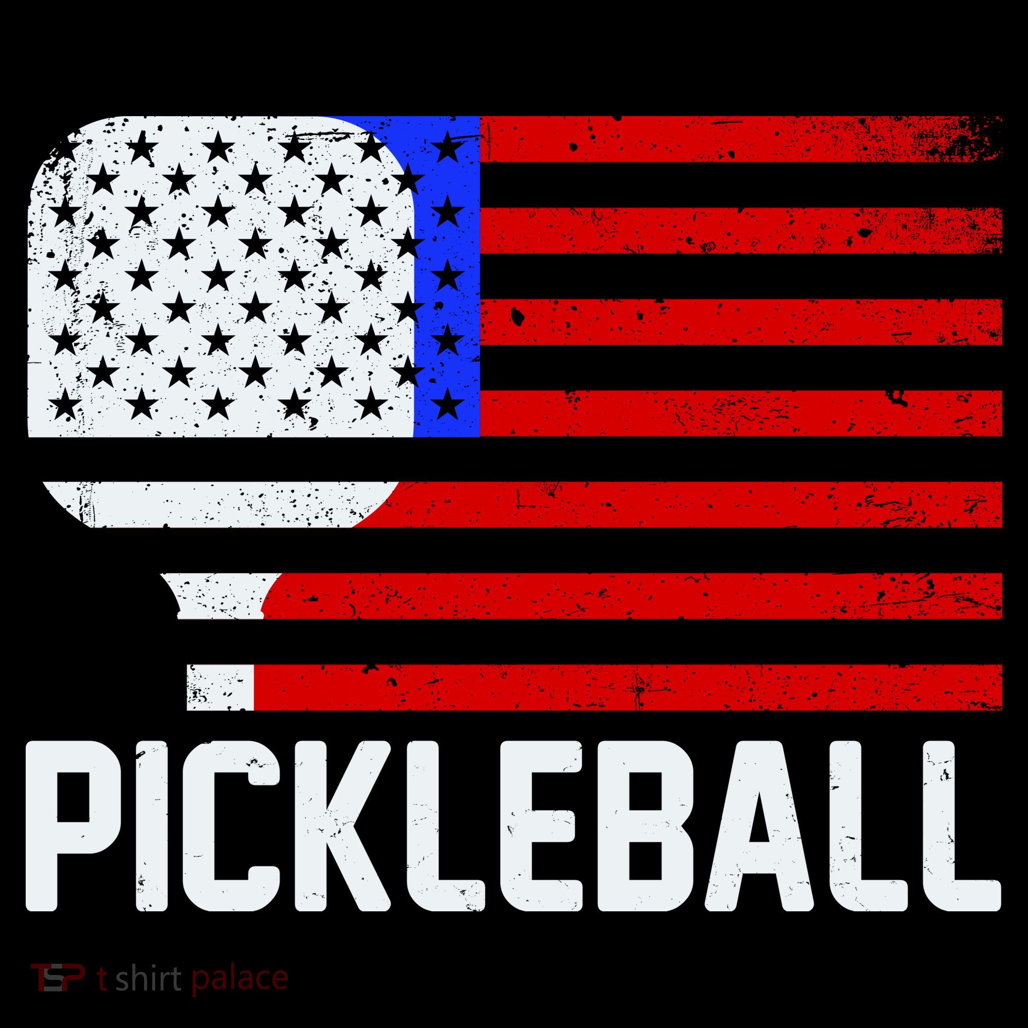 Pickeball USA American Flag Women's Hoodie