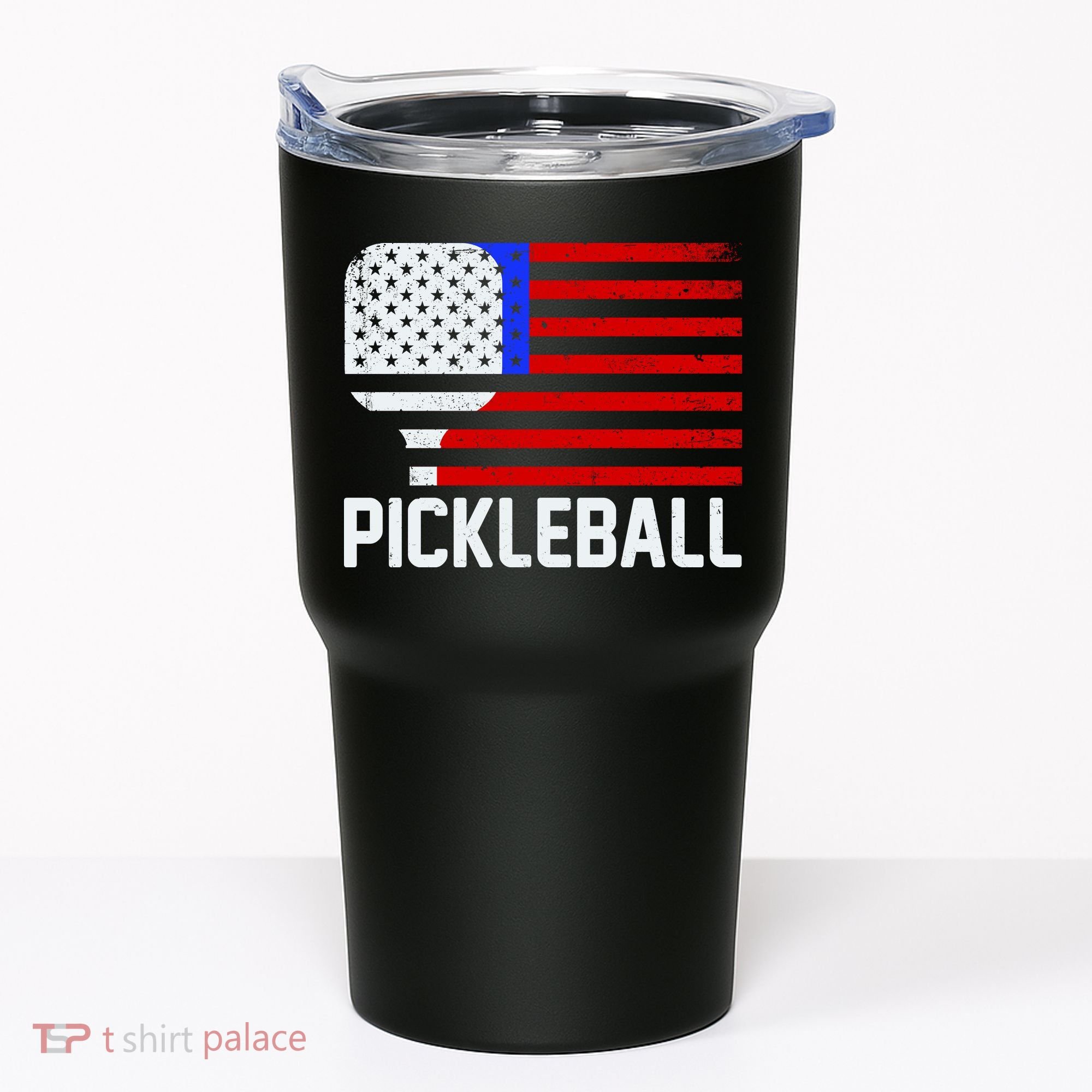 Pickeball USA American Flag Tumbler