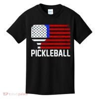Pickeball USA American Flag Kids T-Shirt thumb 0