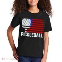 Pickeball USA American Flag Kids T-Shirt thumb 2