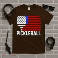 Pickeball USA American Flag T-Shirt thumb 5