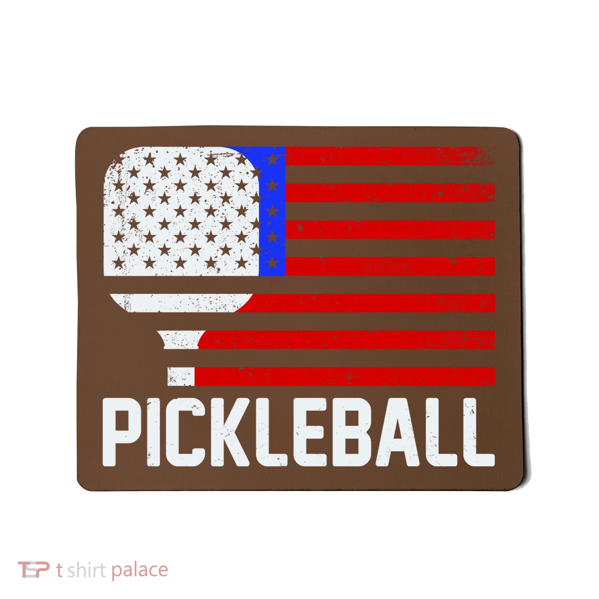 Pickeball USA American Flag Mousepad