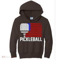 Pickeball USA American Flag Kids Hoodie thumb 0