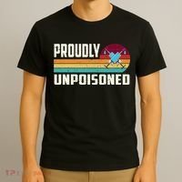 Proudly Unpoisoned Antivax No Vax Anti Vaccine Vintage Retro T-Shirt thumb 3