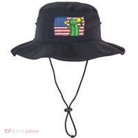 Pickleball US American Flag Pickle With Paddle Pickle Ball Bucket Hat thumb 0