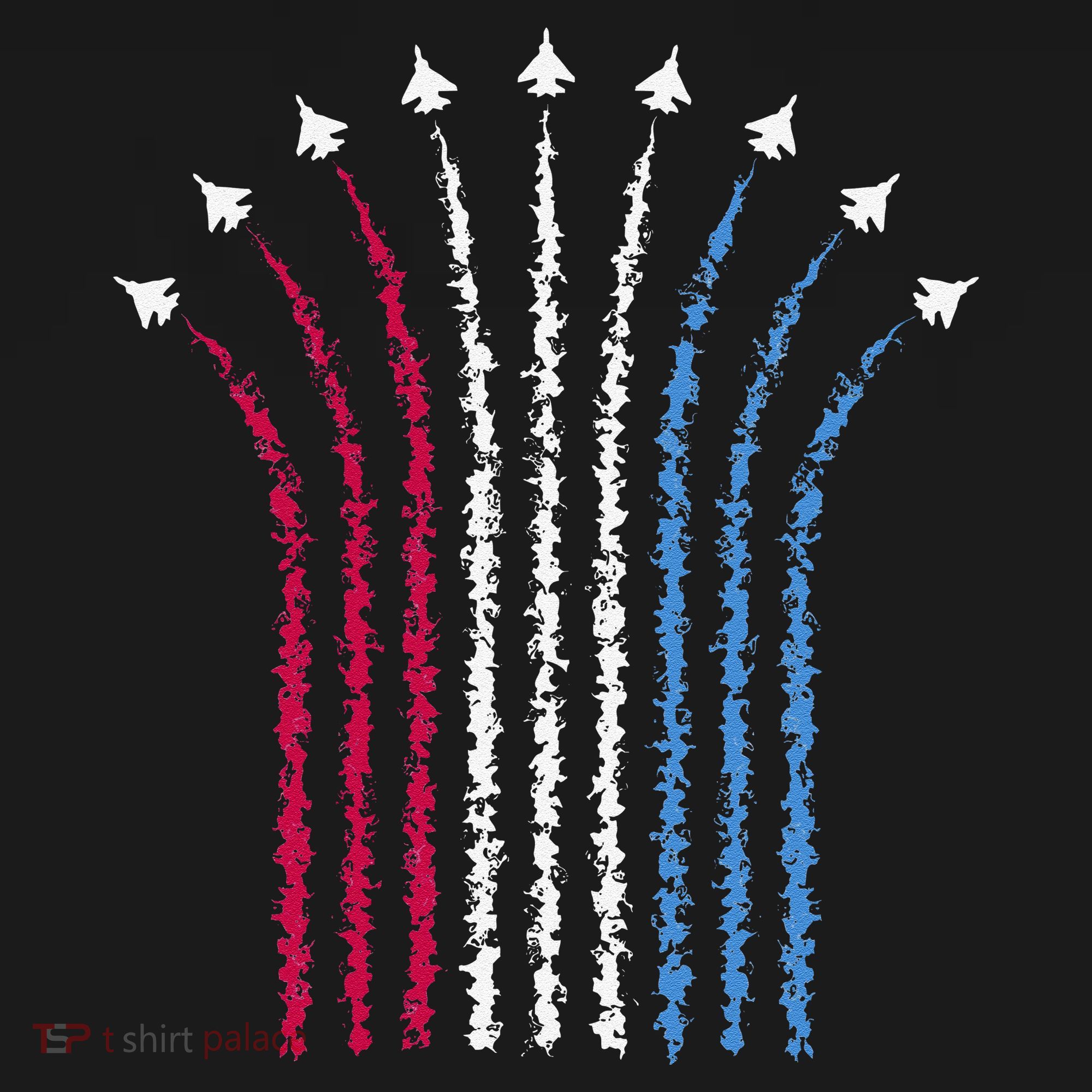 Patriotic Usa American Red White Blue Flag Jets 4th Of July Gift Women's Tank Top