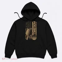 Pickleball Us American Flag Hoodie thumb 0