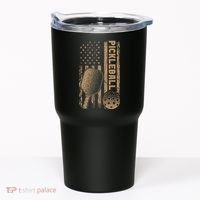 Pickleball Us American Flag Tumbler thumb 0