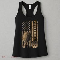Pickleball Us American Flag Women's Tank Top thumb 3