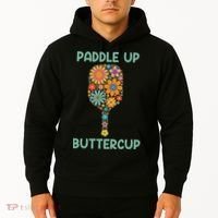 Paddle Up Buttercup Floral Pickleball Paddle Hoodie thumb 2