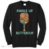 Paddle Up Buttercup Floral Pickleball Paddle Sweatshirt thumb 0