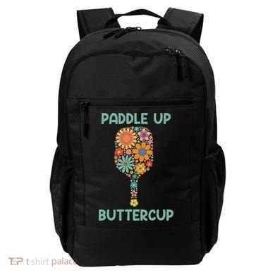Paddle Up Buttercup Floral Pickleball Paddle Backpack