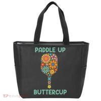 Paddle Up Buttercup Floral Pickleball Paddle Tote Bag thumb 0