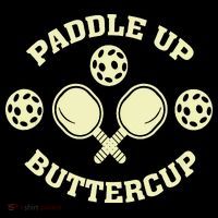 Paddle Up Buttercup For Pickleball Women's Hoodie thumb 2