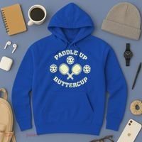 Paddle Up Buttercup For Pickleball Hoodie thumb 3