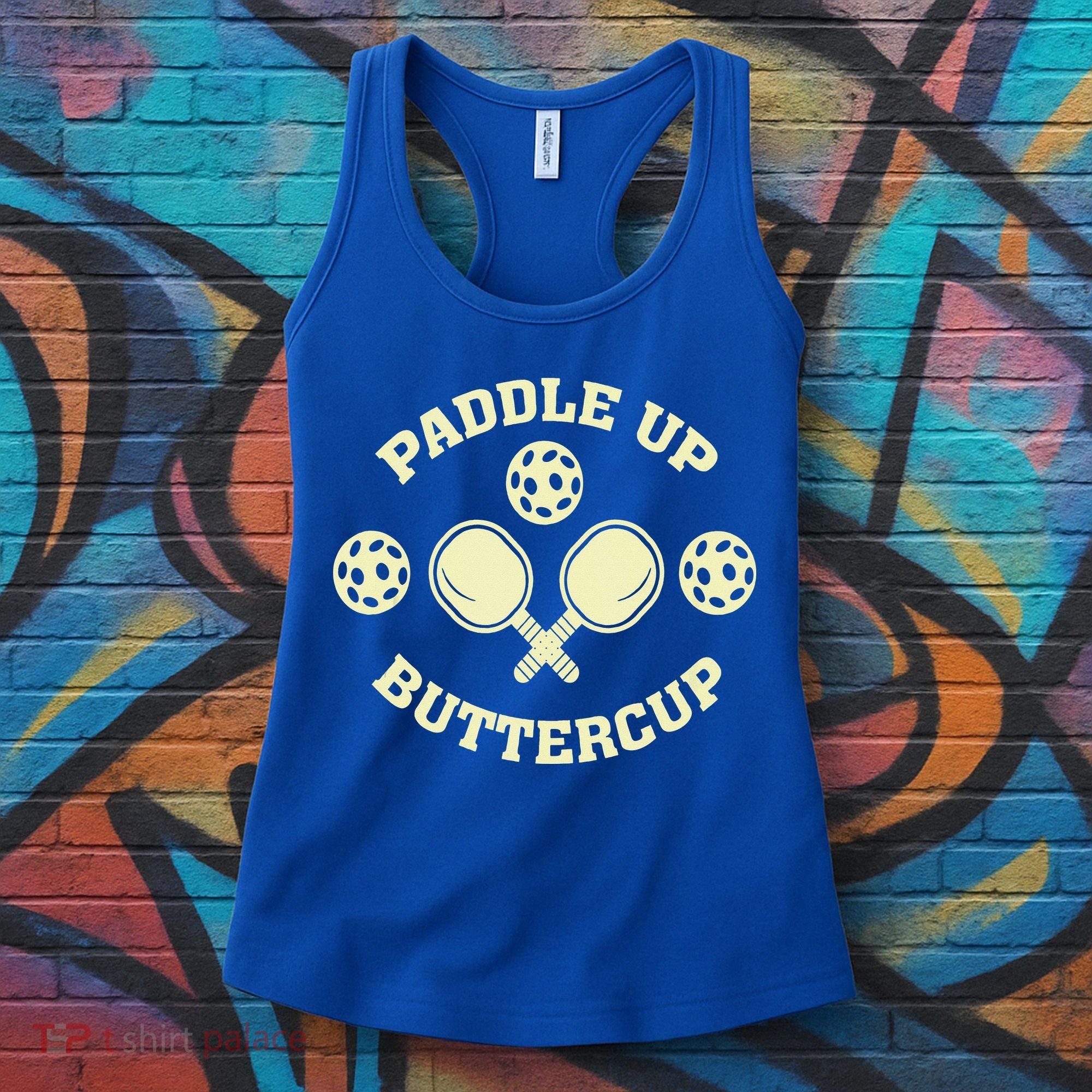 Paddle Up Buttercup For Pickleball Women's Tank Top