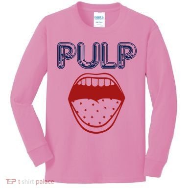 Pulp Us Big Mouth Kids Long Sleeve Shirt