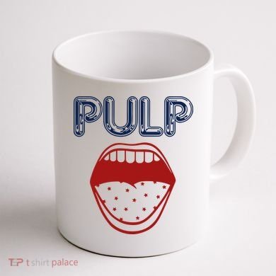 Pulp Us Big Mouth Coffee Mug back