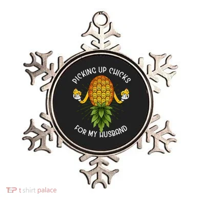 Picking Up Chicks For Husband Swinger Upside Down Pineapple Ornament