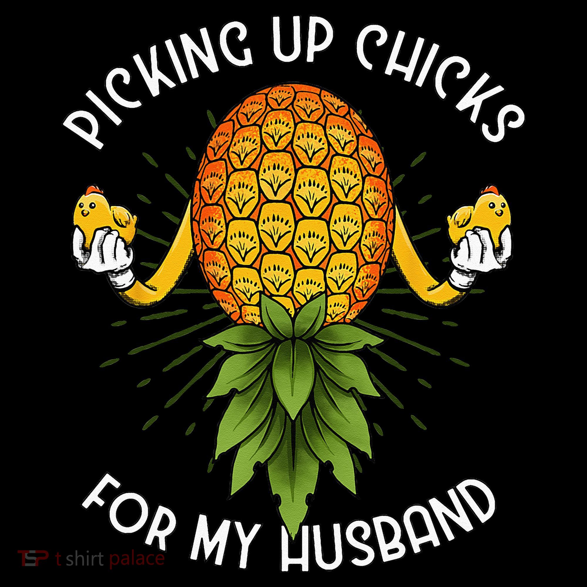 Picking Up Chicks For Husband Swinger Upside Down Pineapple Ornament