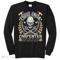 Proud Union Carpenter Woodworking Carpentry Woodworker Sweatshirt thumb 0