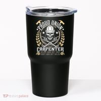 Proud Union Carpenter Woodworking Carpentry Woodworker Tumbler thumb 0