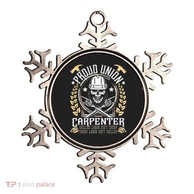 Proud Union Carpenter Woodworking Carpentry Woodworker Ornament