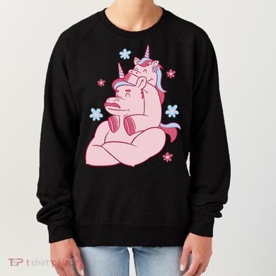 Papa Unicorn Cute Gift Women's Sweatshirt