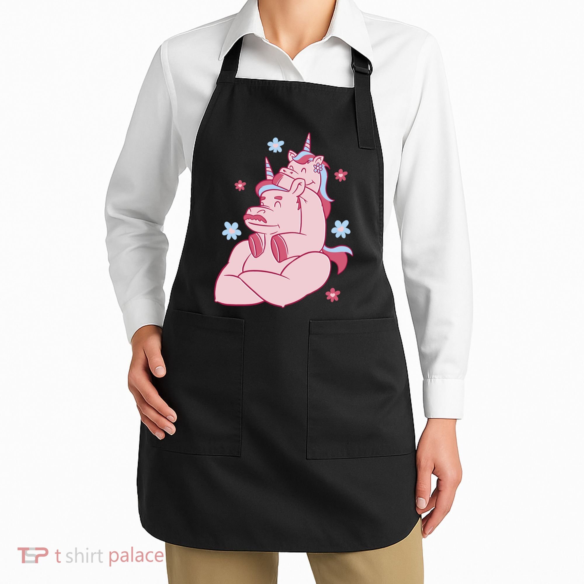 Papa Unicorn Cute Gift Apron