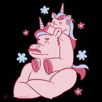 Papa Unicorn Cute Gift Ornament thumb 1