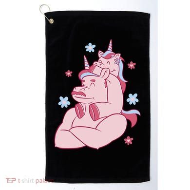 Papa Unicorn Cute Gift Golf Towel